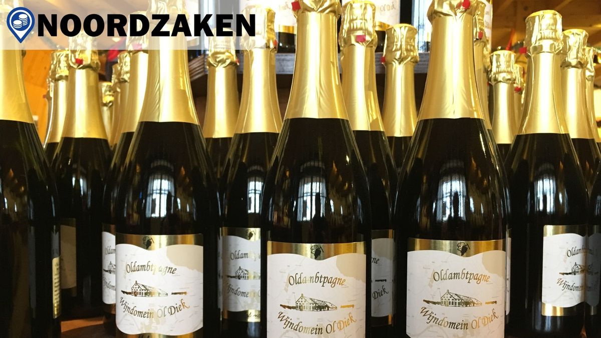 Champagne uit Nieuwolda knalt de fles uit