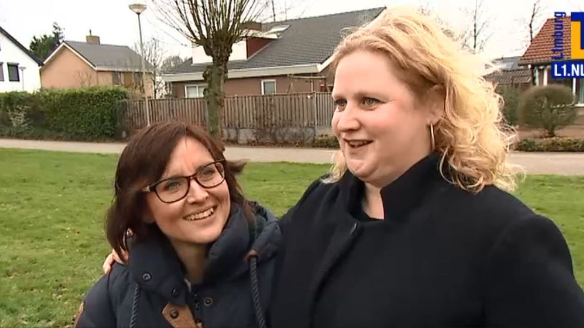 Óngerwaeg aan de wandel met ?Lydia in Urmond