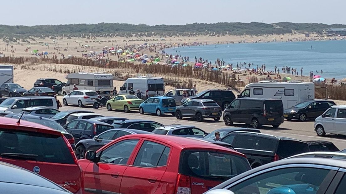 Drukte op de Zeeuwse stranden