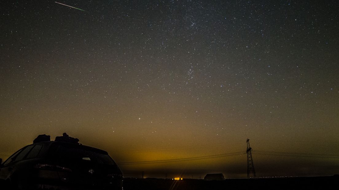 Vannacht is de kans groot dat je veel vallende sterren ziet (Rechten: RTV Drenthe/Mark Zuidema)