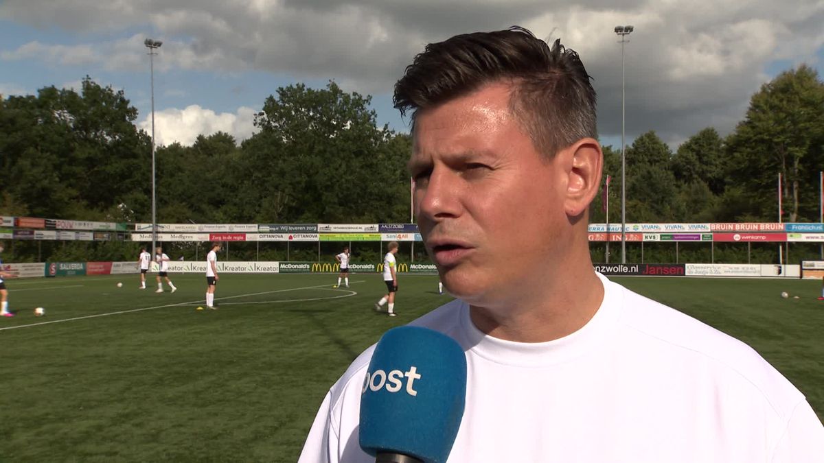 Martijn de Vogel na het gelijke spel met Berkum tegen Flevo Boys