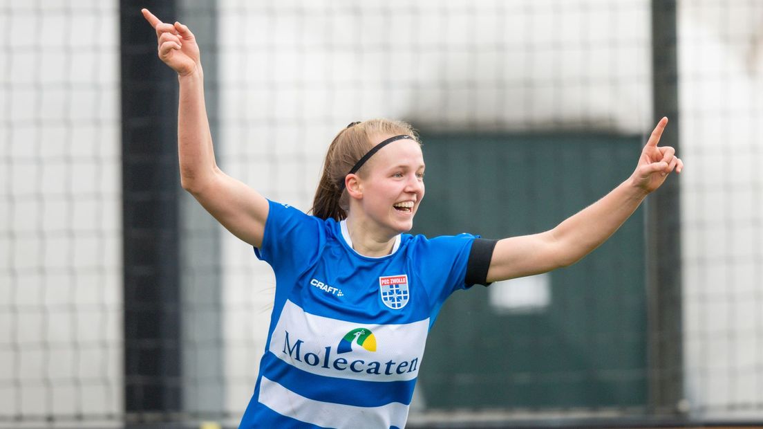 Van Olst zorgde met haar eerste voor PEC voor de winnende