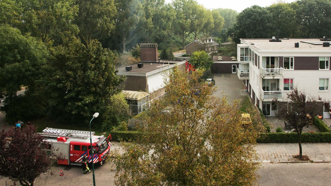 In september vorig jaar rukte de brandweer uit voor een buitenbrandje bij het gasontvangststation.
