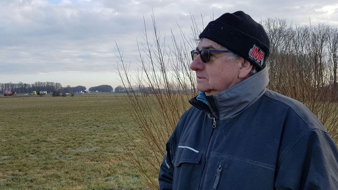 Boer Arend Jan Brouwer uit Putten. Foto. Omroep Gelderland