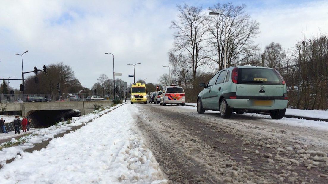 Blikschade bij botsing in Deventer