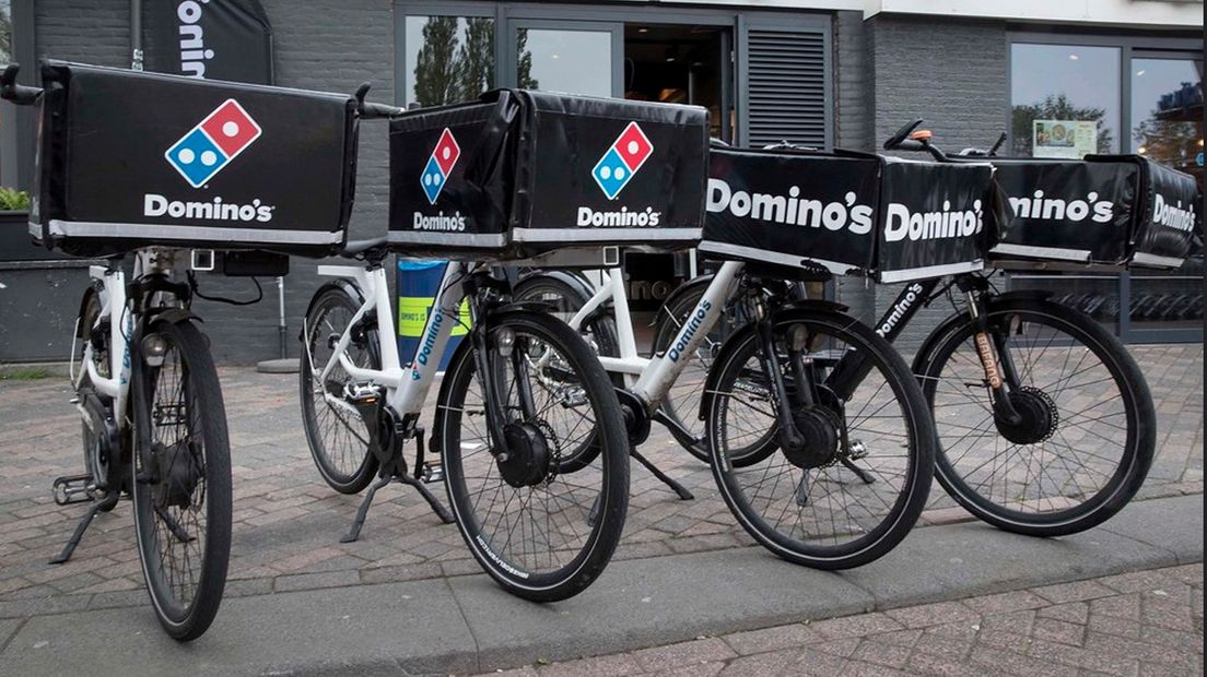 Deze fietsen worden gebruikt om eten te bezorgen