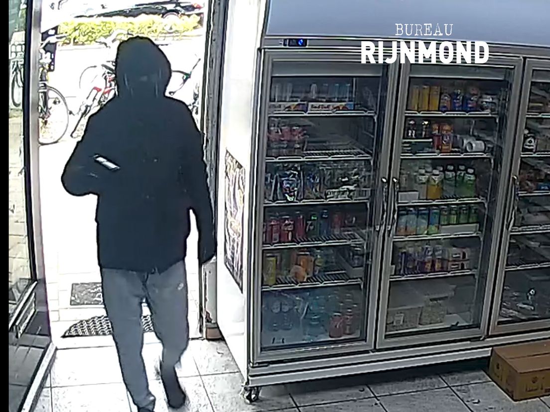 De overvaller in de supermarkt