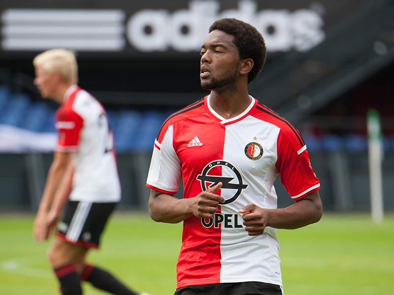 Miquel Nelom in zijn tijd bij Feyenoord.
