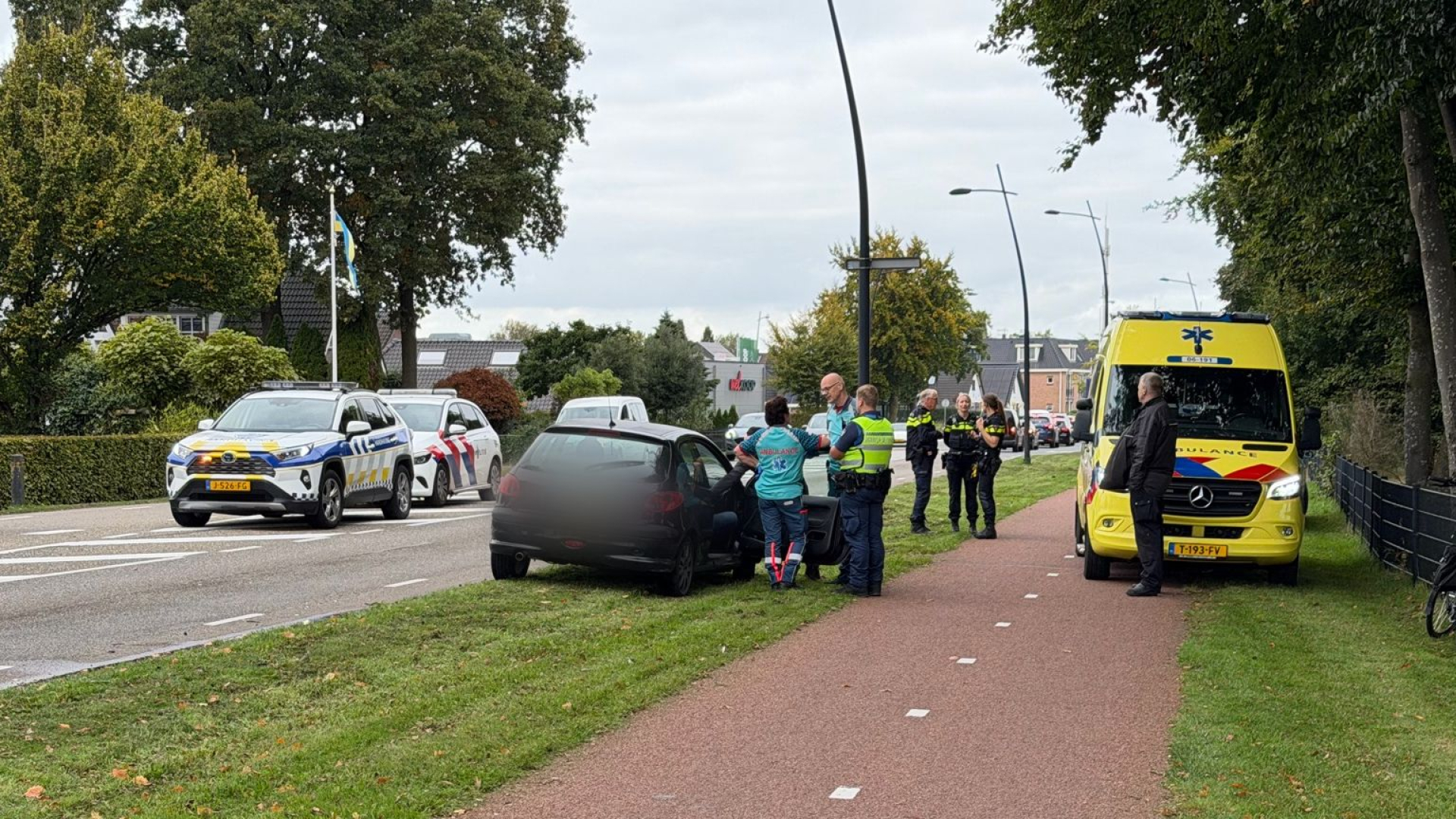 Gewonde bij ongeluk in Putten.
