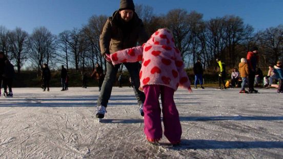 Schaatsen op natuurijs met kerst: hier kan het