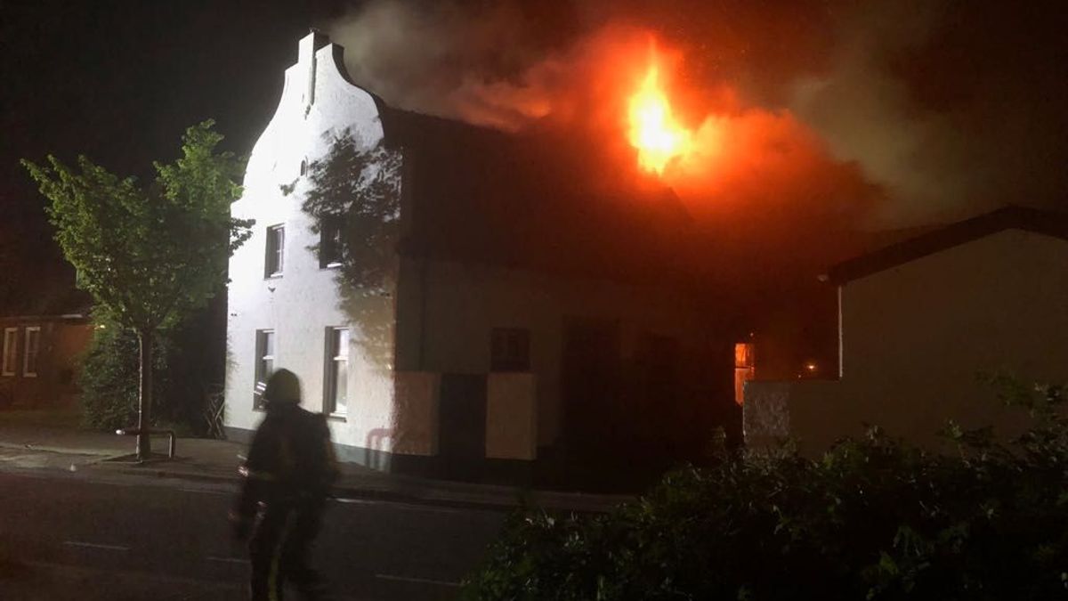 Brandstichting niet uitgesloten na vuurzee in Vlodrop
