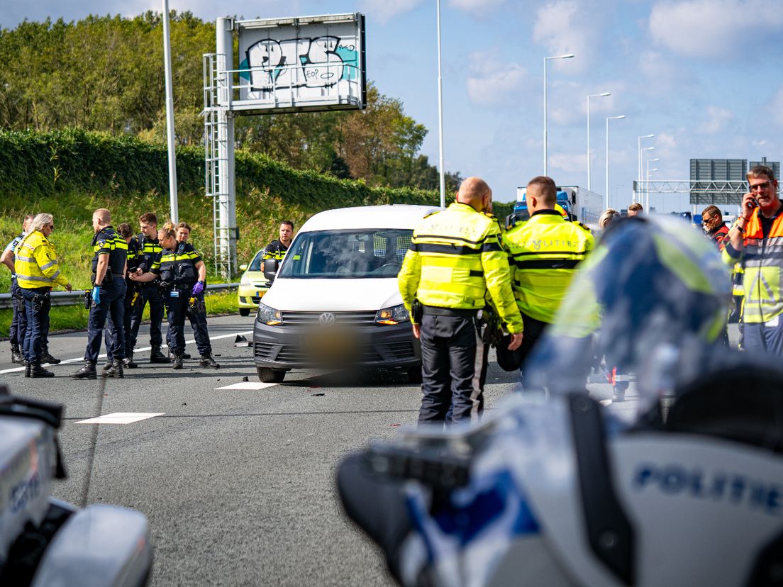 Veel hulpdiensten zijn opgeroepen voor het ongeval