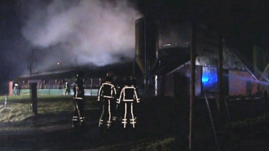 Schuurbrand in Markelo