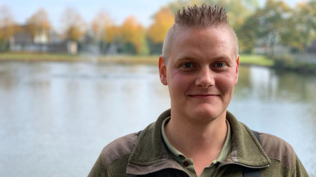 Mark Kouwenhoven van Sportvisserij Oost-Nederland