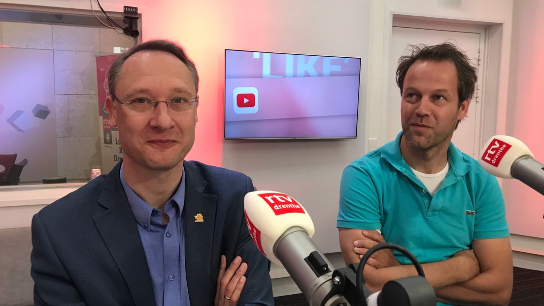 Ondernemer  Ben Timmermans (rechts) kan de aanhouding van Nieboer nauwelijks geloven (Rechten: Margriet Benak/RTV Drenthe)