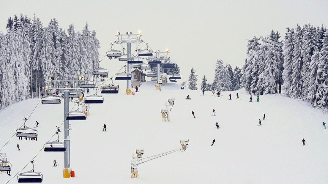 Het wintersportgebied Winterberg in Duitsland.
