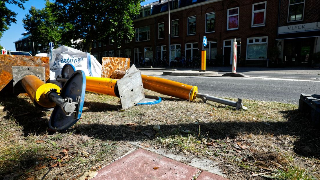 Herstelde vluchtheuvel Blaukapelseweg na Vuelta