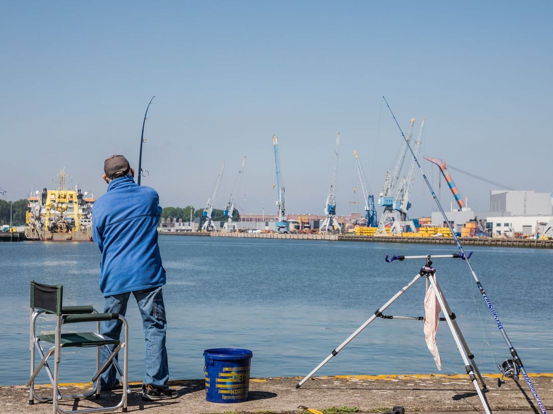 Onder vissers is Sluisjesdijk een populaire plek