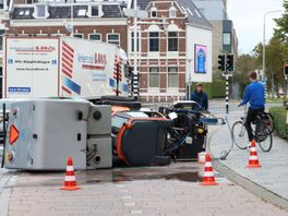 112-nieuws 20 september: Omrin-auto omgevallen | Nog zes vechtersbazen gezocht van confrontatie bij station Leeuwarden