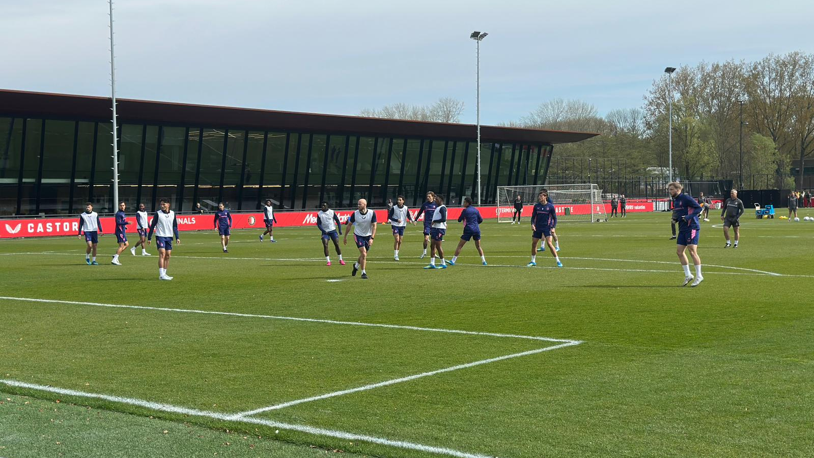 De training van Feyenoord van woensdagochtend