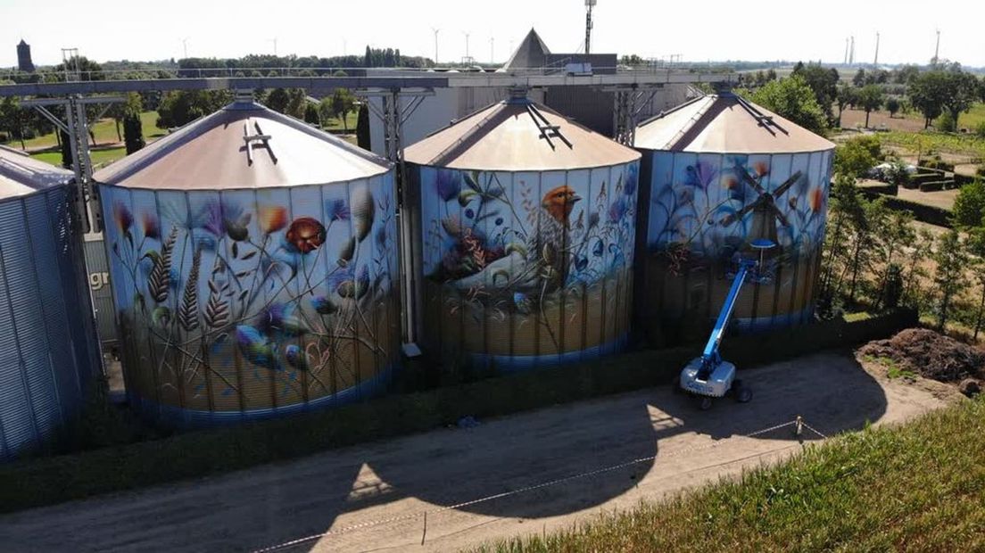 Silo Art Tour compleet met kunstwerken in Azewijn