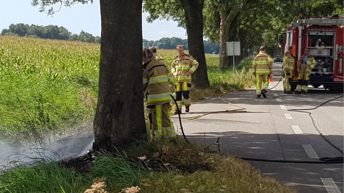 Bermbrand in Oldemarkt