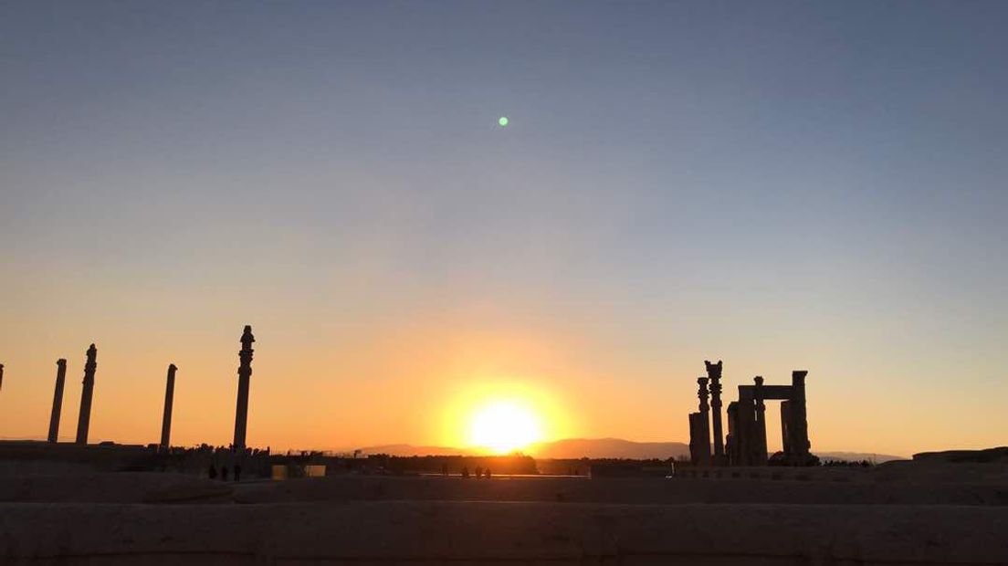 Persepolis bij zonsondergang (Rechten: Mansour Momeni)