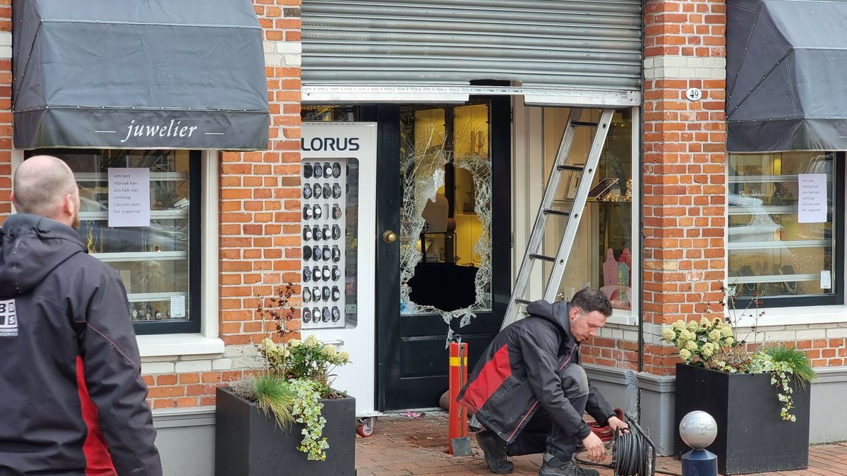 Man die ravage aanrichtte bij juwelier in Zuidlaren krijgt voorwaardelijke celstraf
