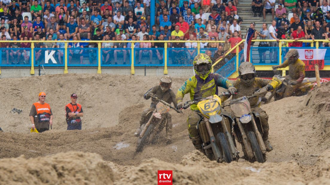 Voor de MXGP wordt het TT Circuit omgetoverd tot een crossbaan (Rechten: Kim Stellingwerf / RTV Drenthe)