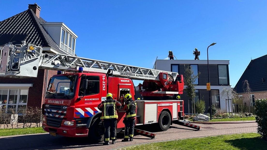 Het vuur was snel onder controle