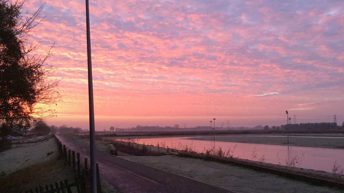 Overijssel deelt prachtige plaatjes van kleurrijke morgenstond