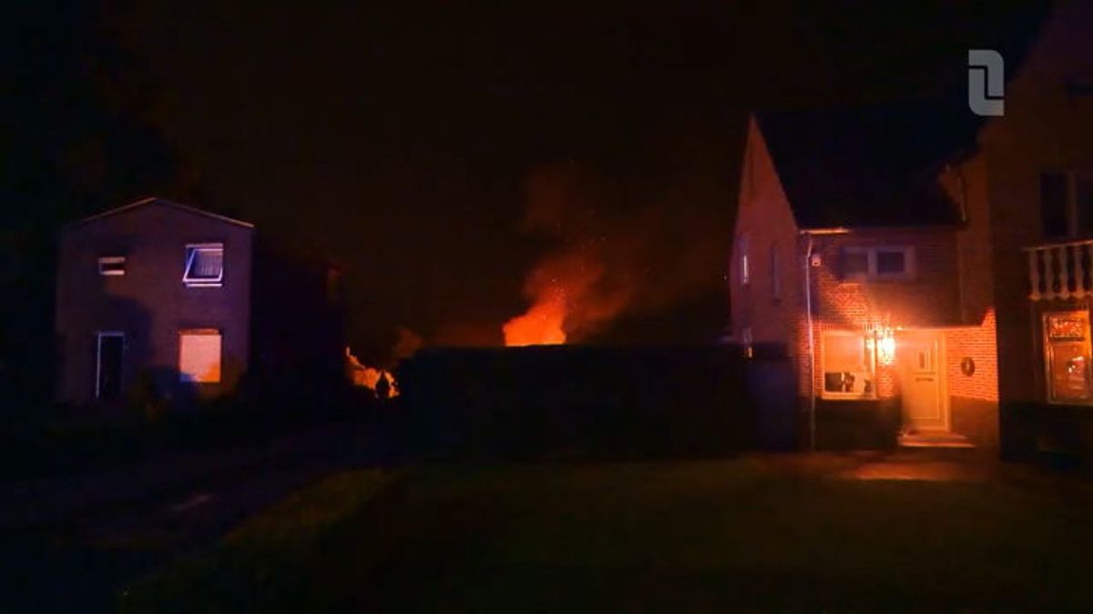 Blikseminslag veroorzaakt brand in Klimmen