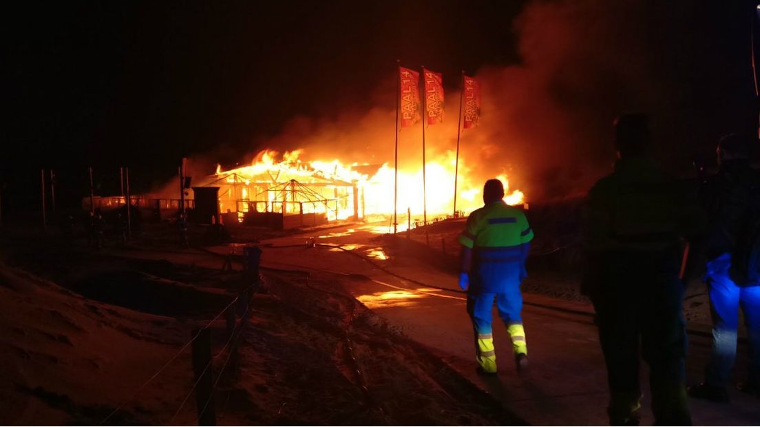 De brand werd rond 1.00 uur ontdekt. 