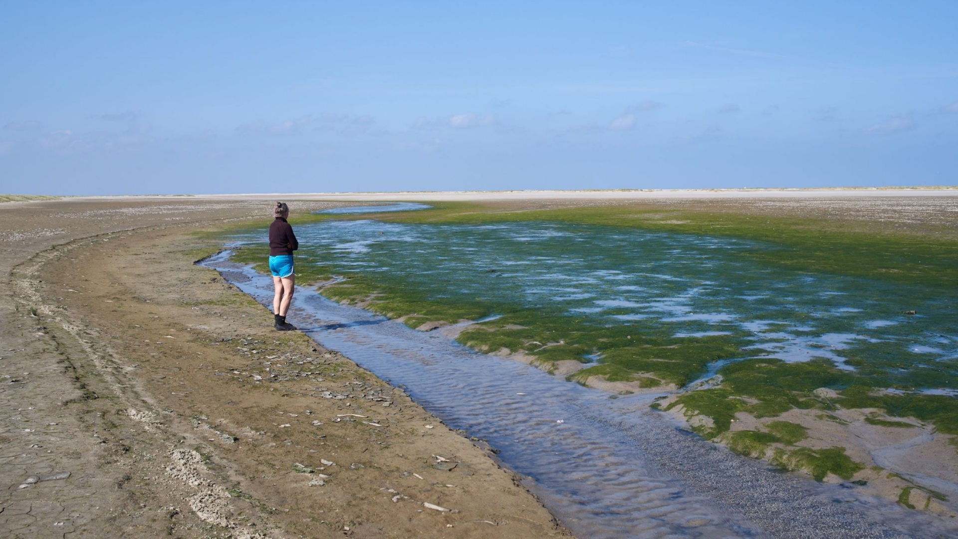Deze 'geul' tussen de Waddenzee en de Noordzee wordt steeds dieper