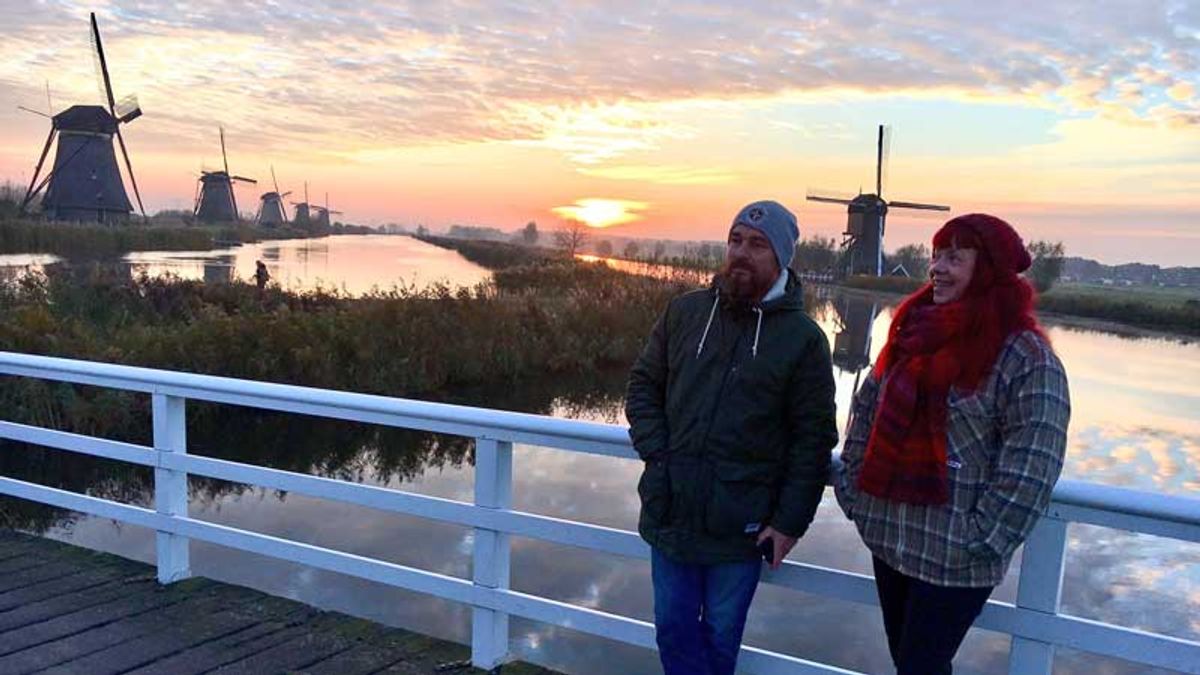 Molenbewoners Kinderdijk protesteren tegen massatoerisme