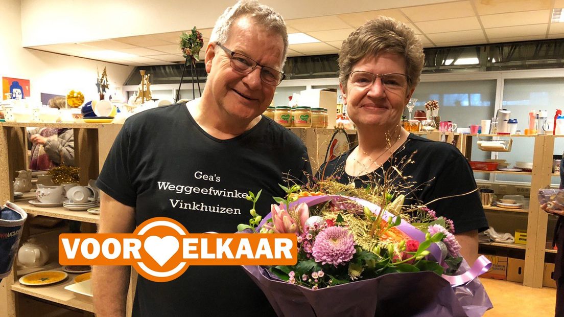 Gea Topelen Wilken runt samen met haar man een weggeefwinkel
