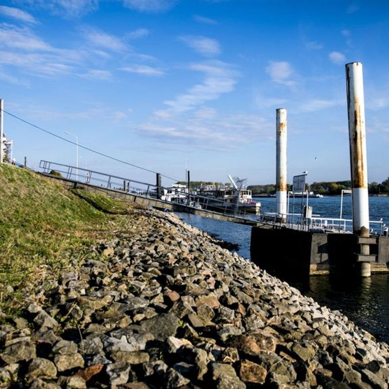 Waterstand in Rijn is extreem laag - Omroep Gelderland