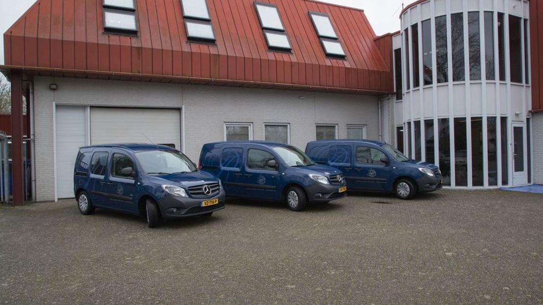 Het bedrijf aan de Postweg in Heerde.