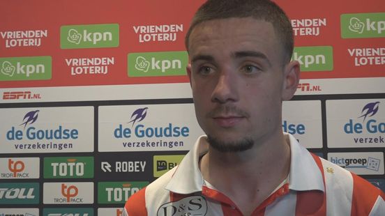 Camiel Neghli scoorde tegen sc Heerenveen weer voor Sparta: 'Dit zijn mijn betere wedstrijden'
