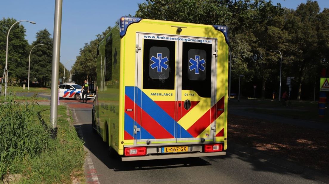 De politie en een ambulance rukten uit