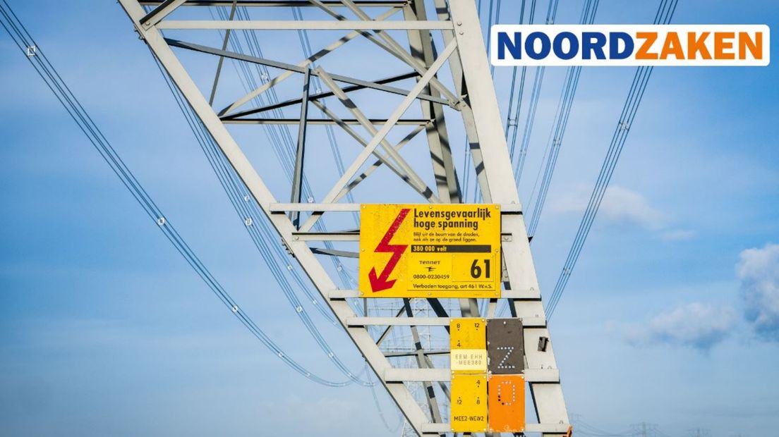 Een hoogspanningsmast