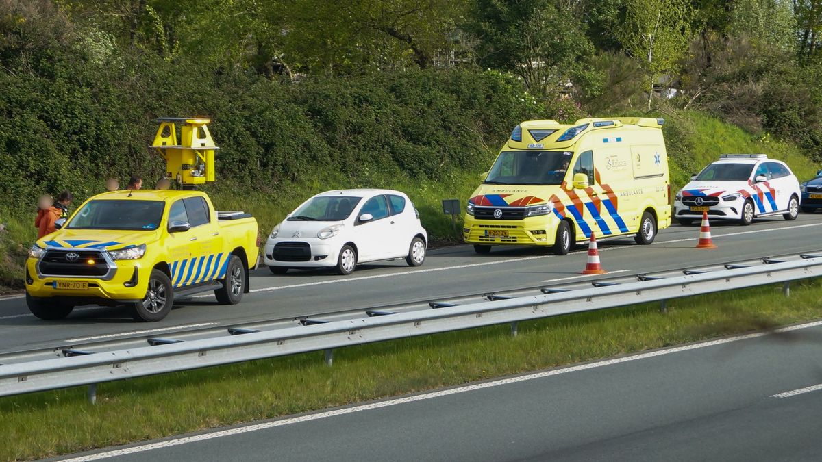 Ongeluk op Centrale As bij Noardburgum