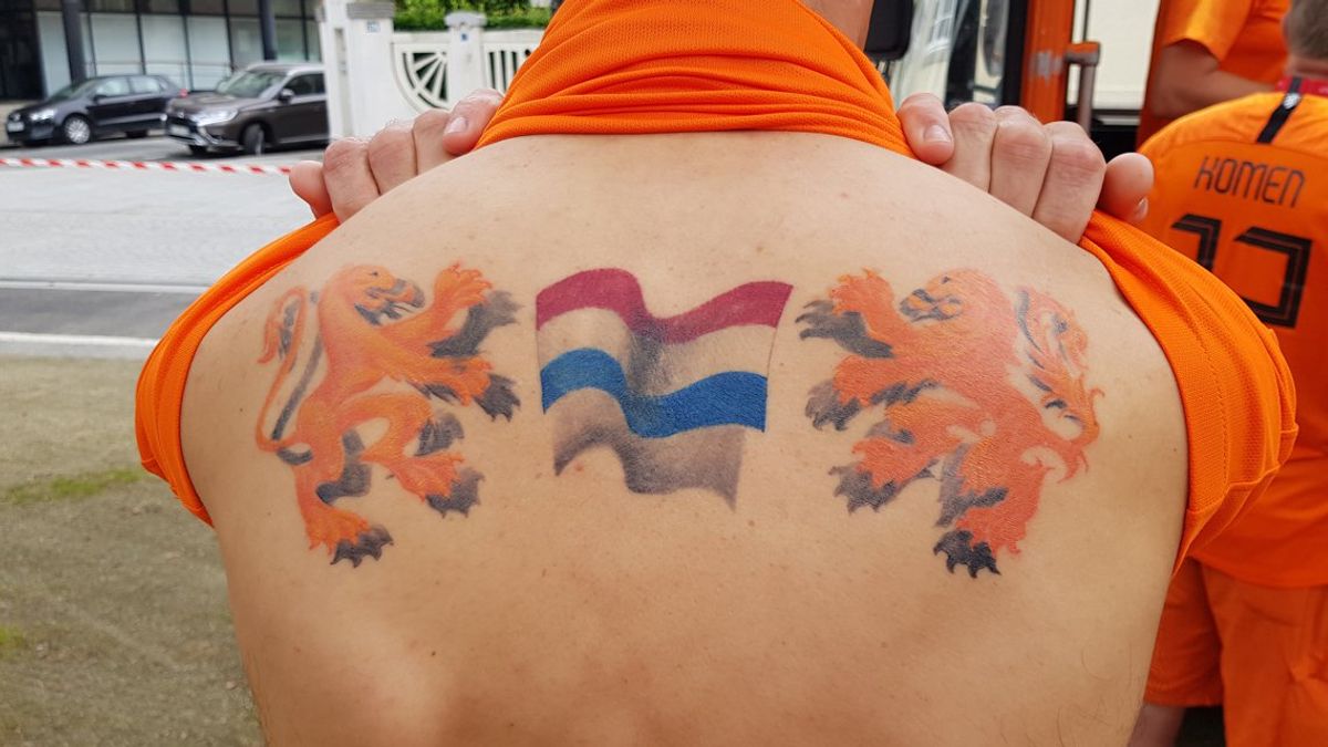 dutch flag tattoo