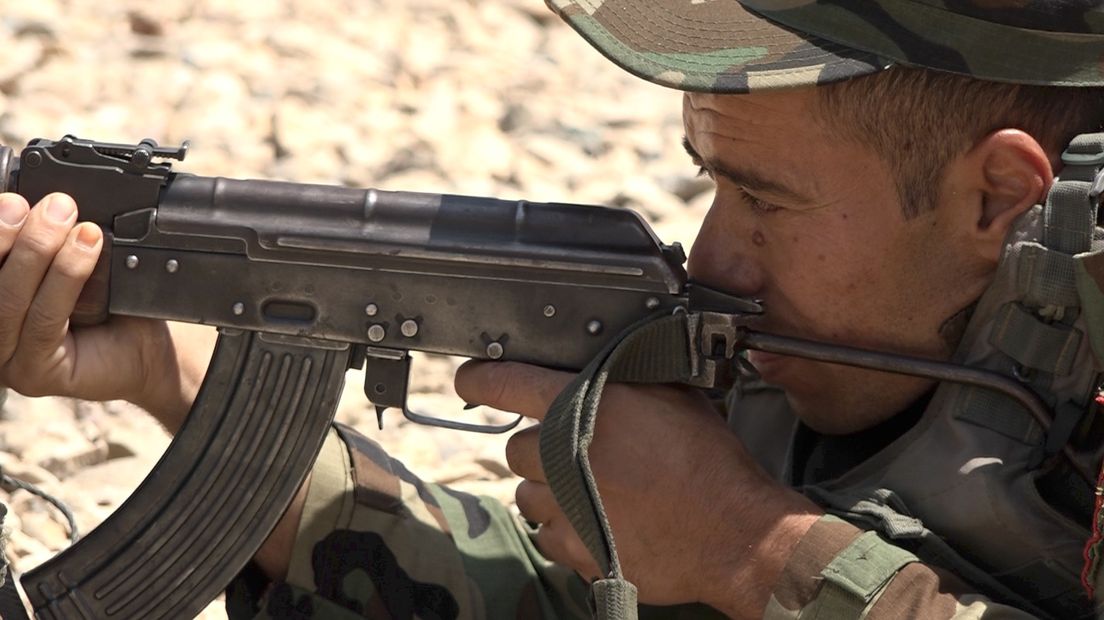 Drentse militairen trainen de Peshmerga in Irak (Rechten: Defensie)