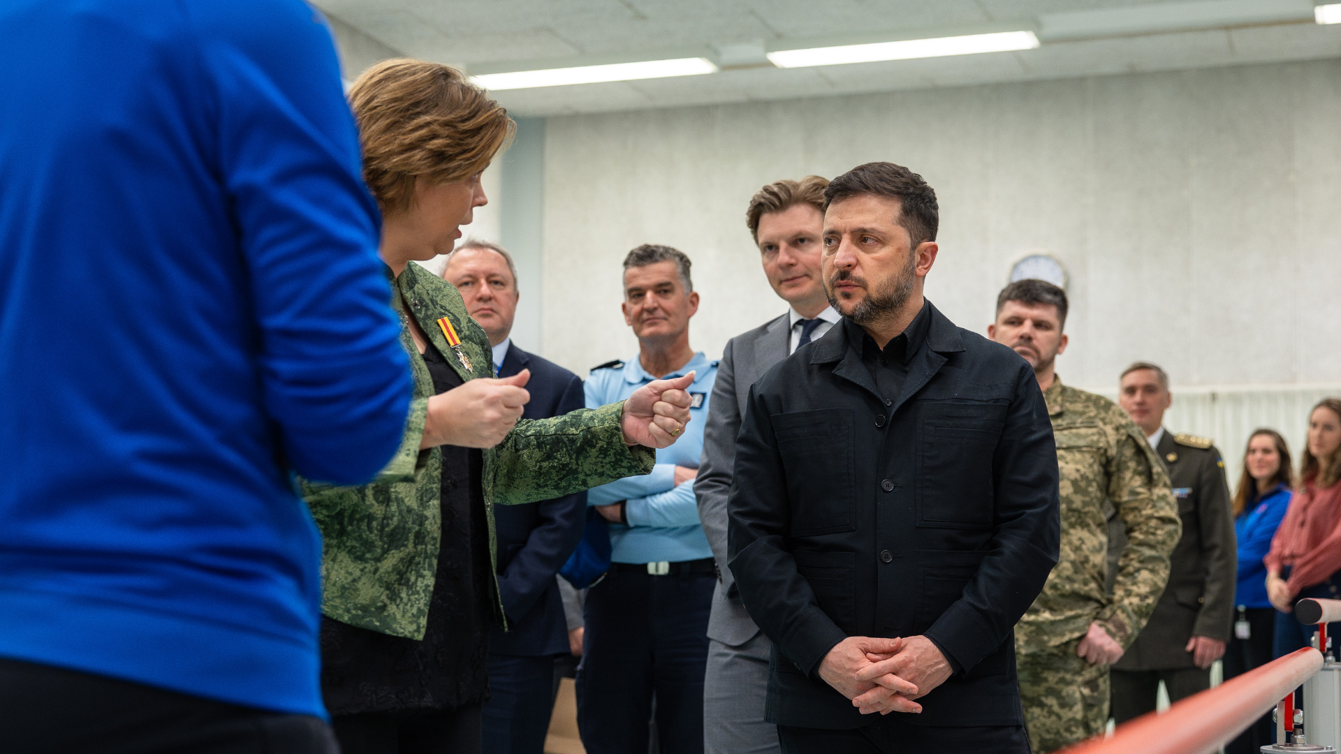 Commandant Monika ontvangt Zelensky in Doorn: 'Hij was onder de indruk'