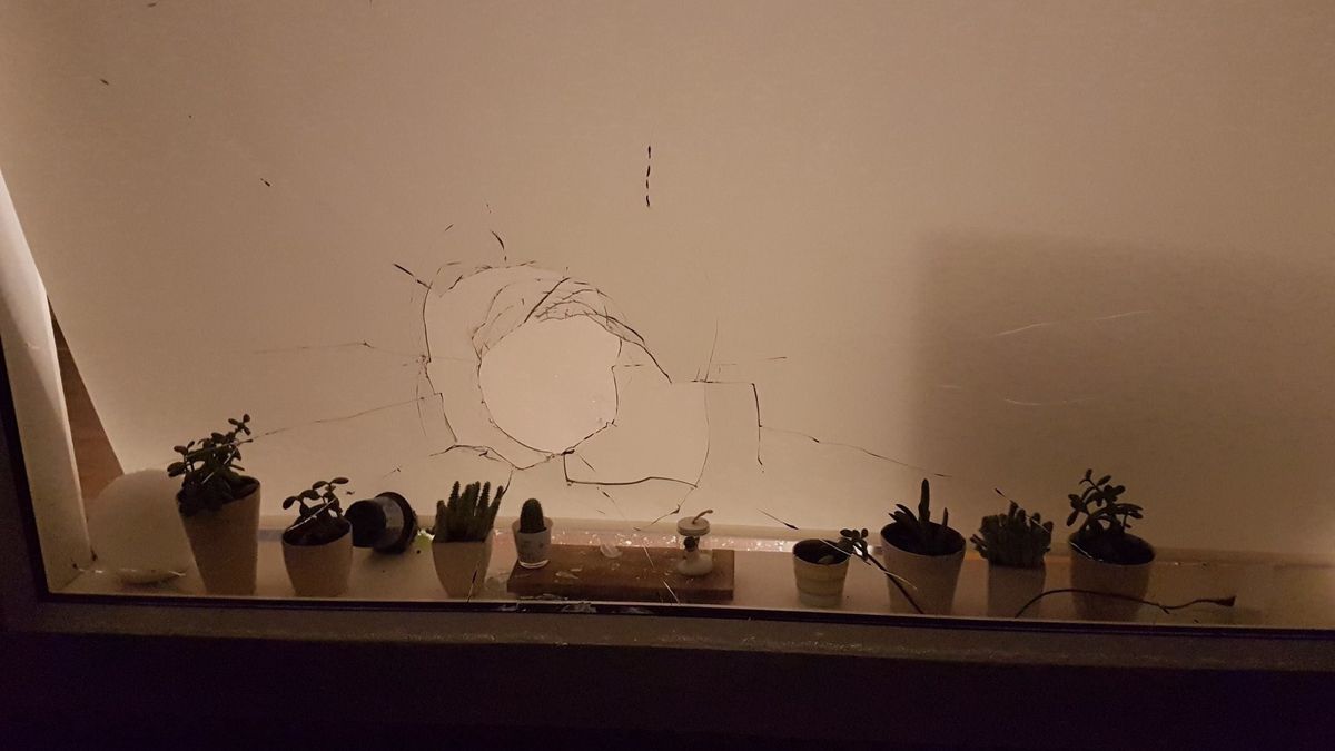Jongeren gooien steen door ruit in Twijzelerheide
