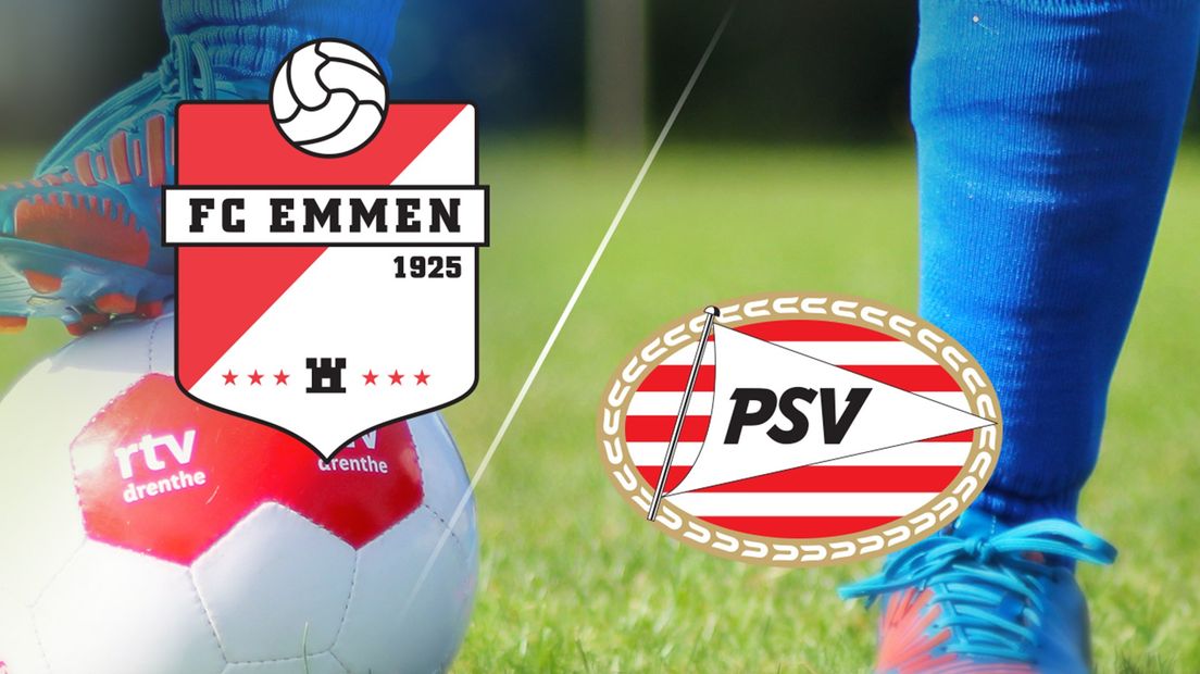 Volg hier FC Emmen-PSV van minuut tot minuut