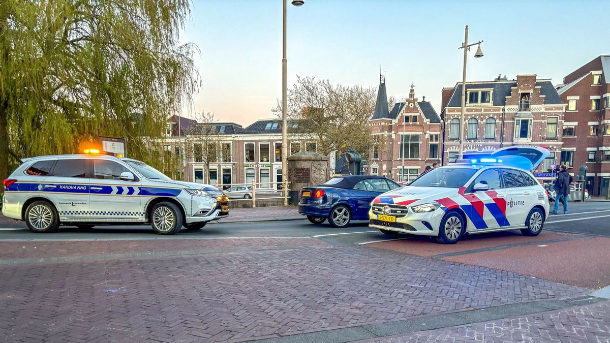 Verkeer in Leeuwarden ontregeld door ongeval op Zuiderplein