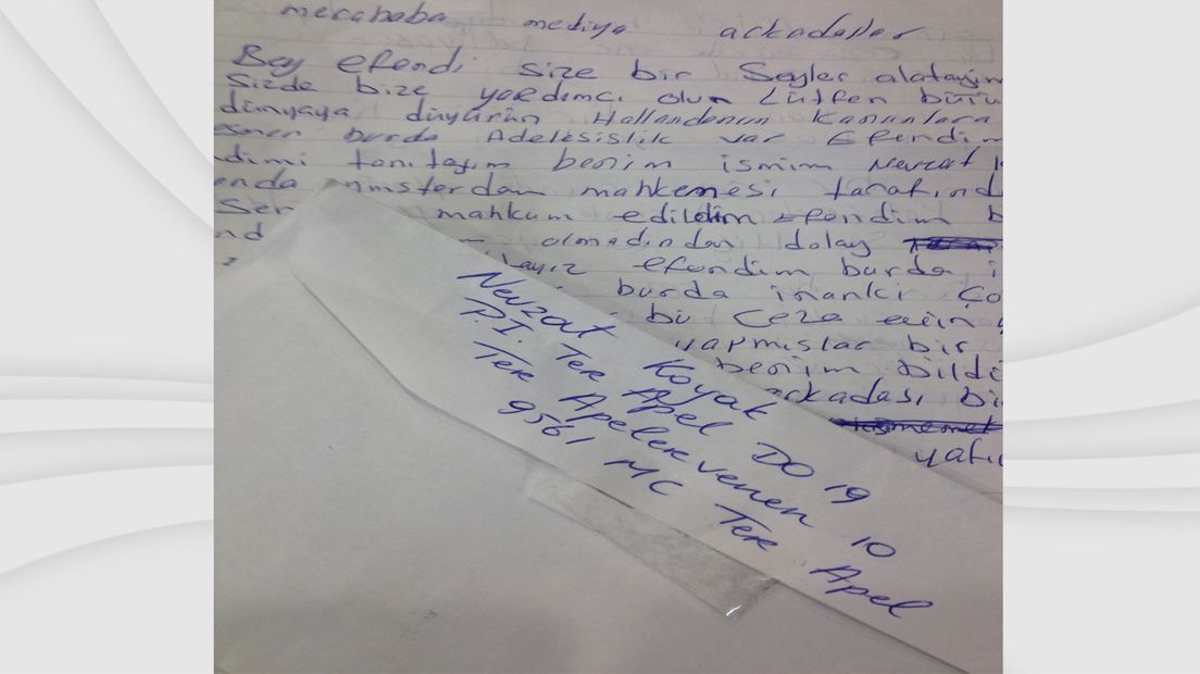 De brief van Nevzat Koyak.