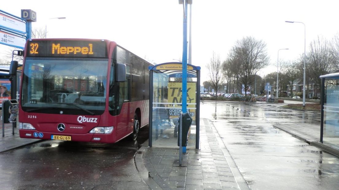 Ook vandaag rijden de bussen niet (Rechten: RTV Drenthe/Serge Vinkenvleugel)